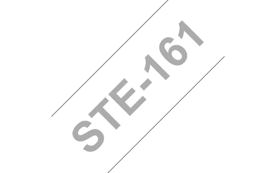 STe-161 - Текст Белый на Лента Прозрачная (3 м)